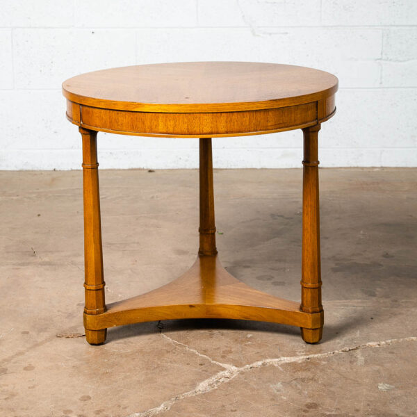 Mid Century Modern Side Table End Mahogany Round 3 Leg Tripod Vintage Drexel Mcm - Image 6