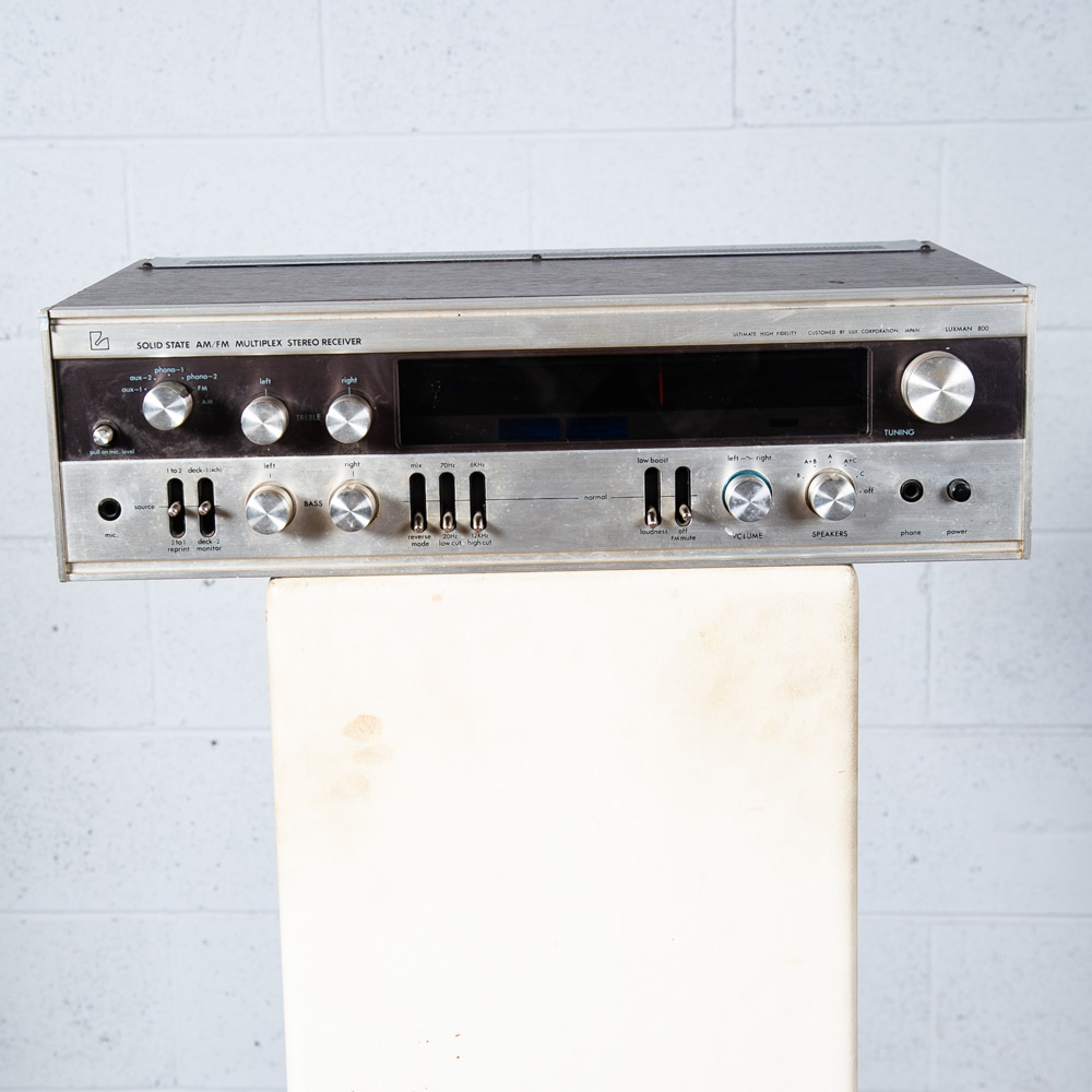 Vintage Luxman Reciever R800S Solid State Case Stereo Tuner Multiplex As-is - Image 2
