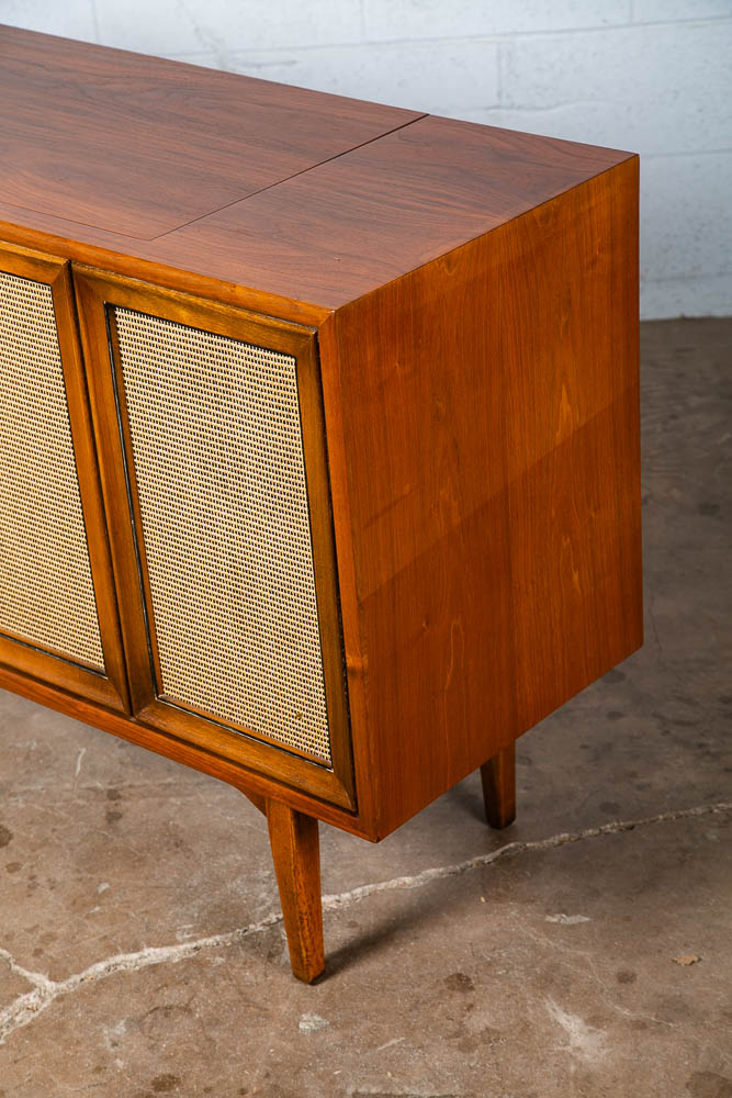 Mid Century Modern Stereo Console Drexel Declaration Radio Record Player Service - Image 7
