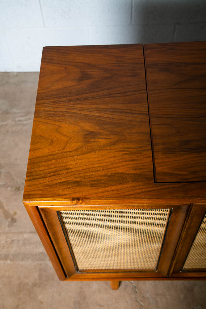 Mid Century Modern Stereo Console Drexel Declaration Radio Record Player Service - Image 11