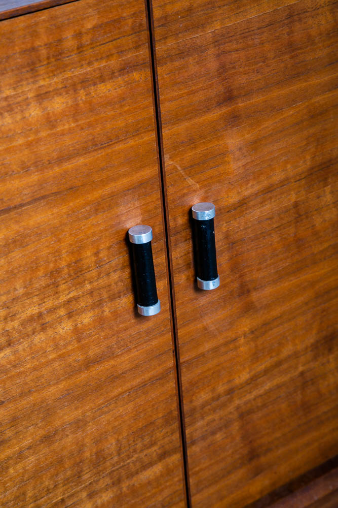 Mid Century Modern Nightstand End Side Table Glenn of California Walnut Doors - Image 8