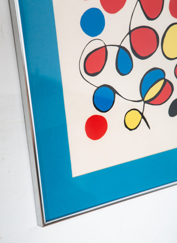 Mid Century Modern Original Print Alexander Calder Art Print 1971 Venusiennes NM - Image 6
