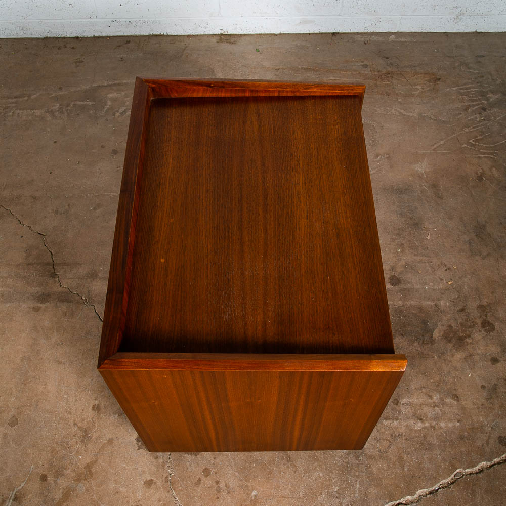 Mid Century Modern Nightstand End Side Table Glenn of California Walnut Doors - Image 5