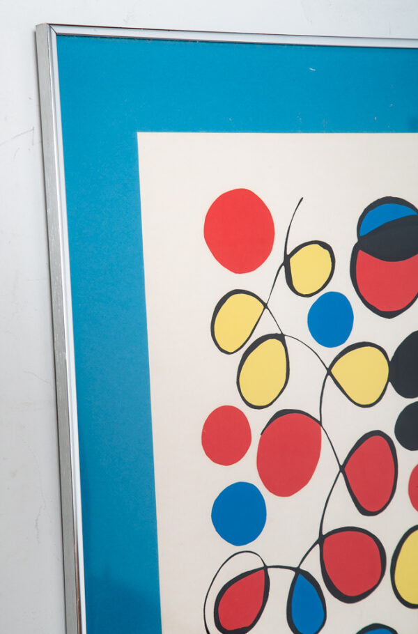 Mid Century Modern Original Print Alexander Calder Art Print 1971 Venusiennes NM - Image 9