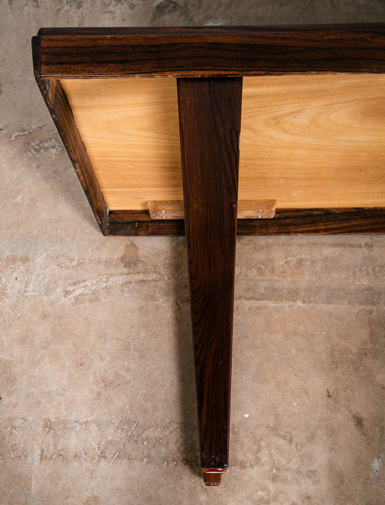 Mid Century Danish Modern Coffee Table Brazilian Rosewood Surfboard Vintage Mcm - Image 12