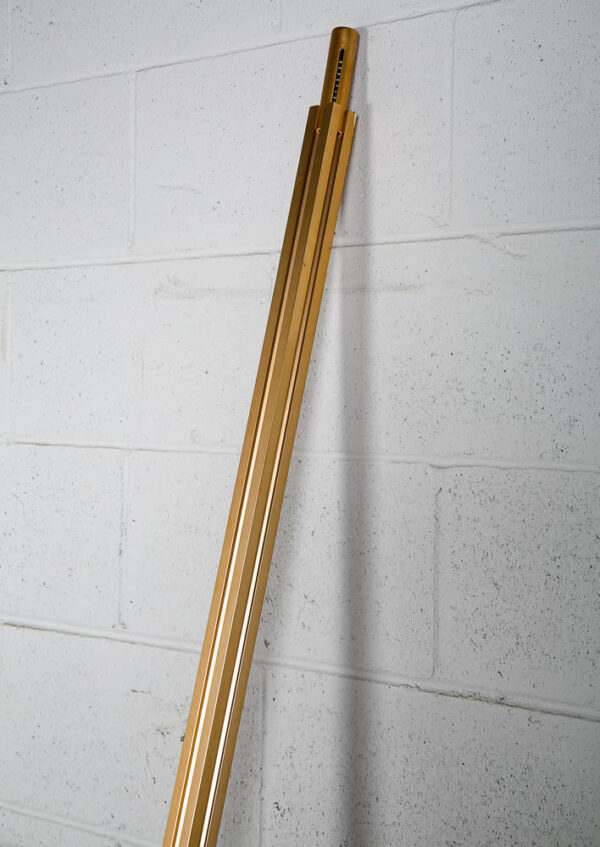 Mid Century Modern Omni Wall Unit Single Upright Bracket George Nelson Gold Mcm - Image 6