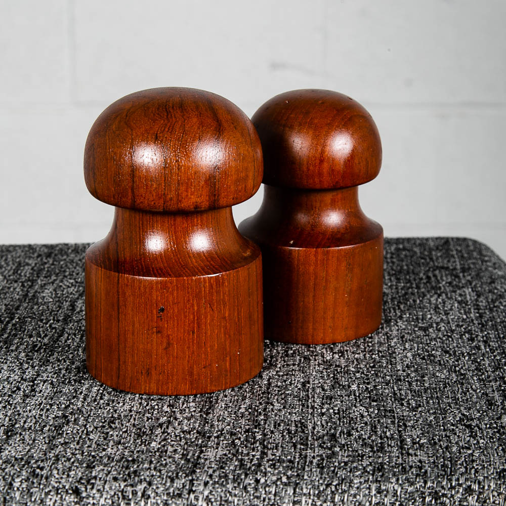Mid Century Danish Modern Peppermill Dansk IHQ Jens Quistgaard Salt & Pepper Mcm