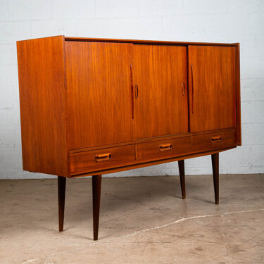 Mid Century Danish Modern Credenza Farso Bar Sideboard Denmark Drawers Denmark