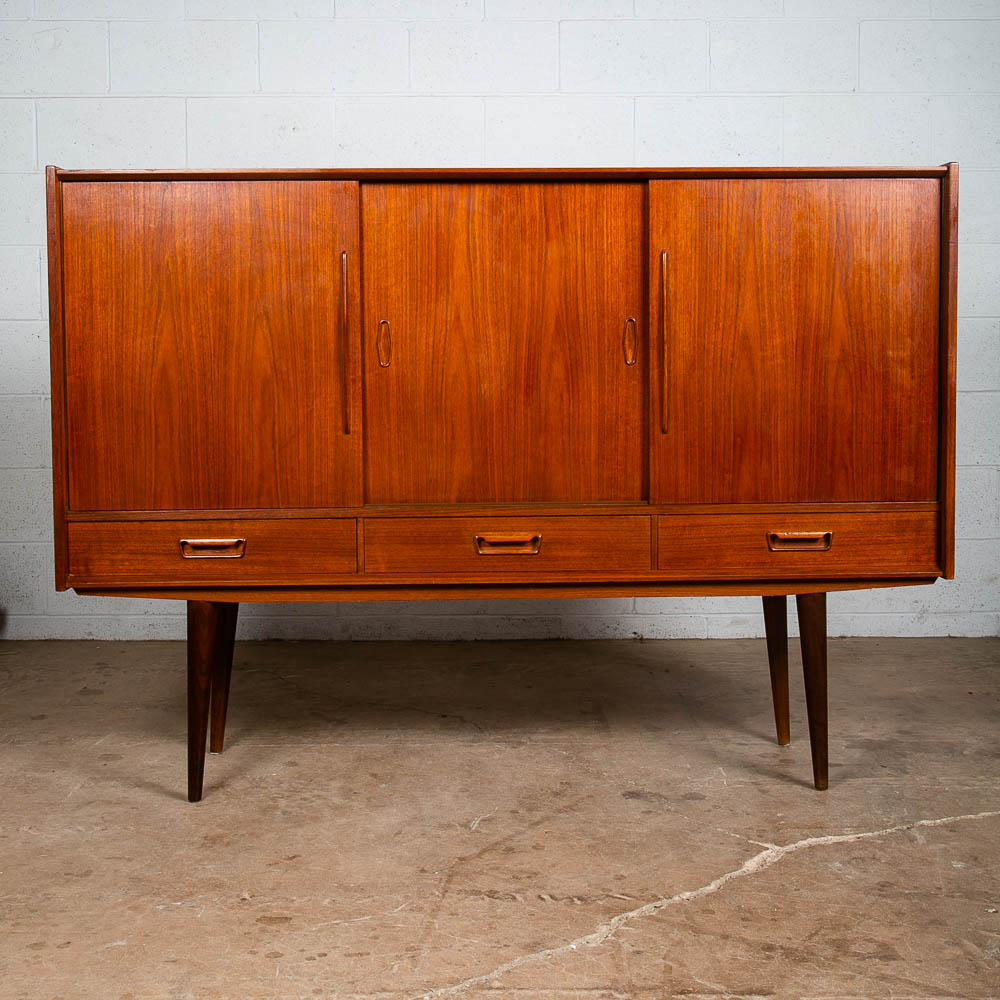 Mid Century Danish Modern Credenza Farso Bar Sideboard Denmark Drawers Denmark - Image 2