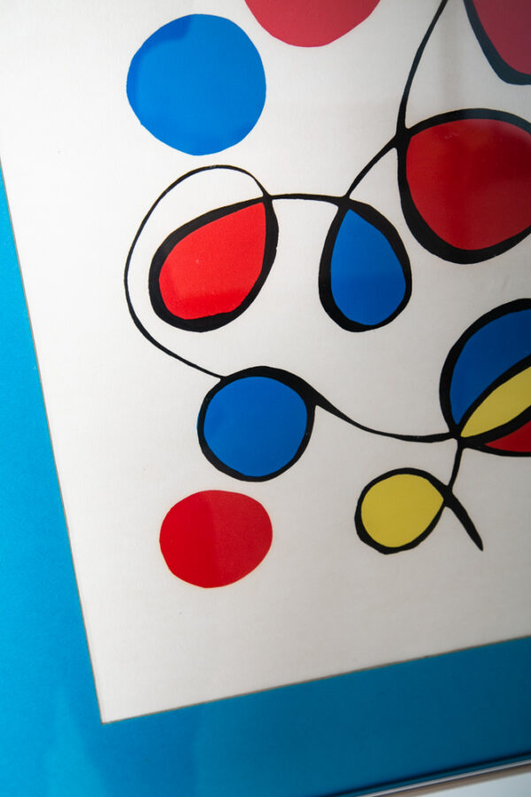 Mid Century Modern Original Print Alexander Calder Art Print 1971 Venusiennes NM - Image 7