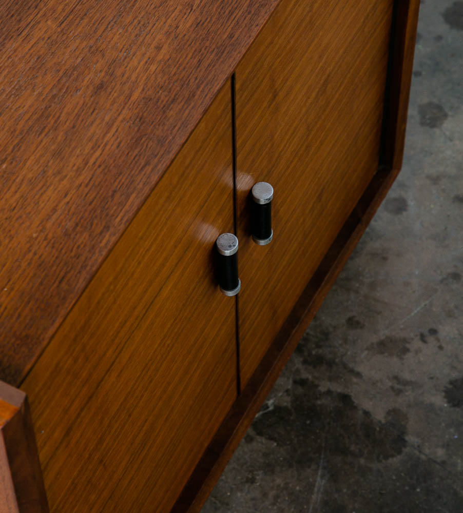 Mid Century Modern Nightstand End Side Table Glenn of California Walnut Doors - Image 7