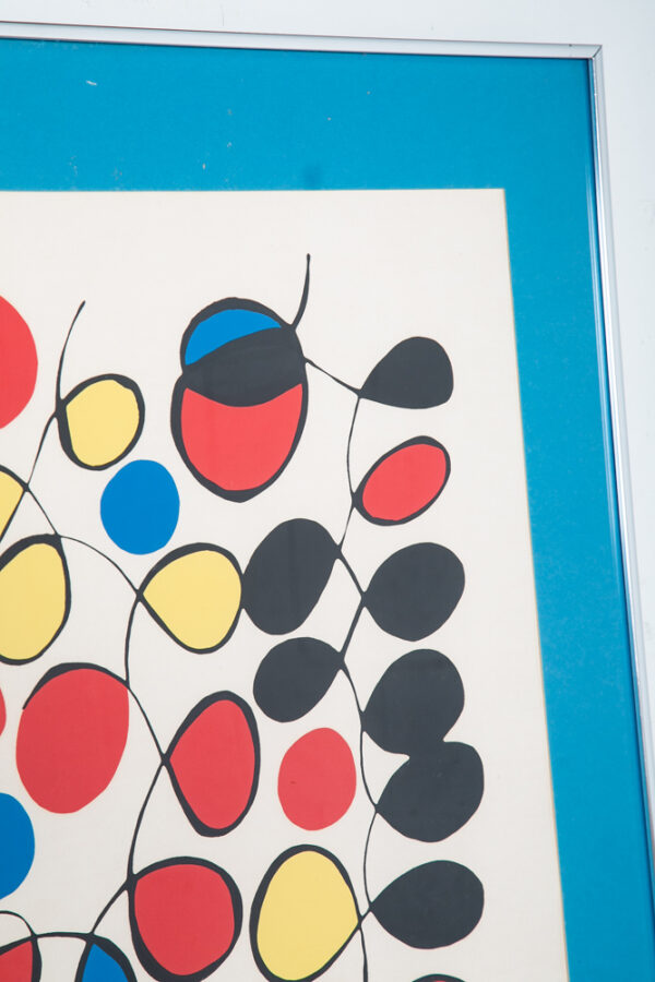 Mid Century Modern Original Print Alexander Calder Art Print 1971 Venusiennes NM - Image 8