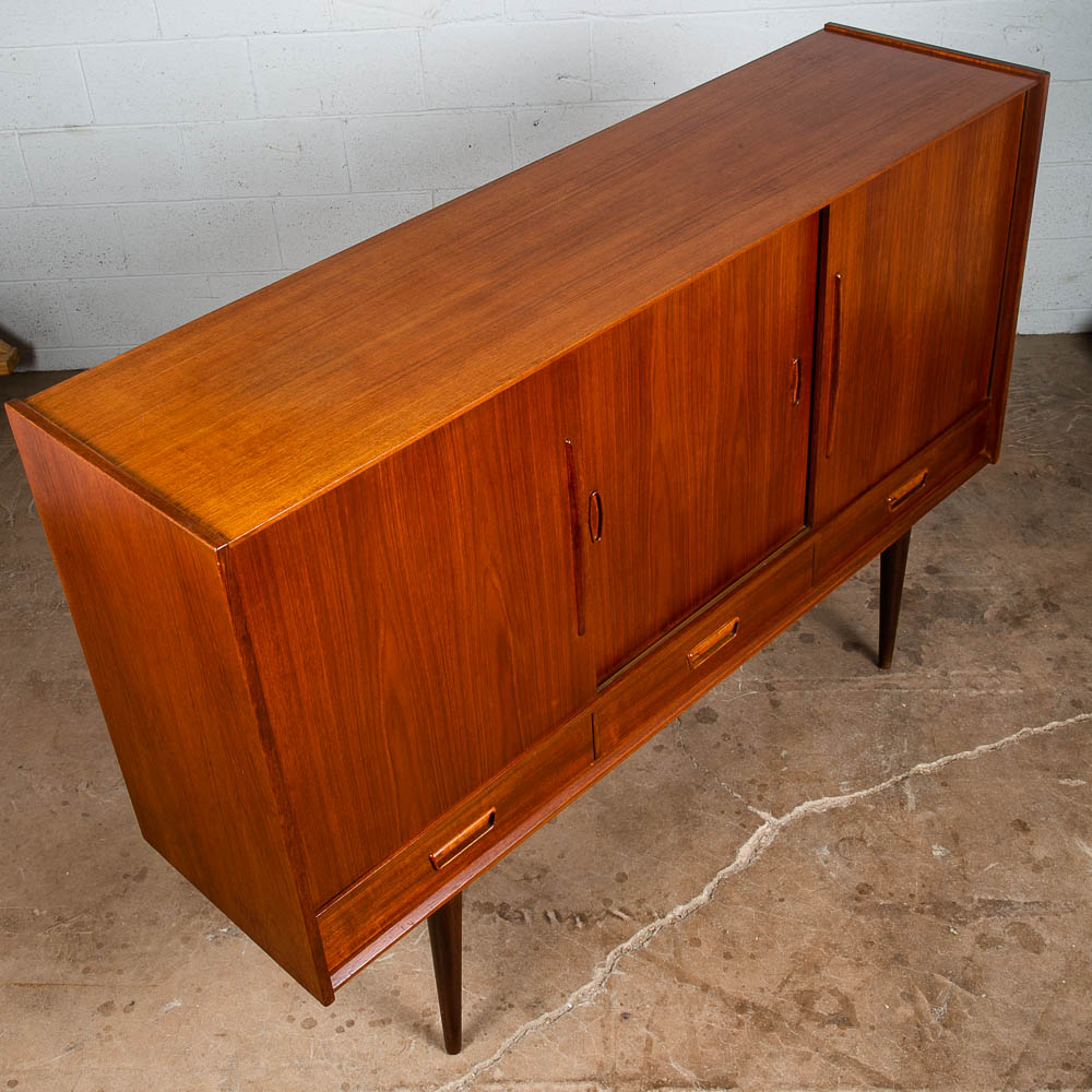 Mid Century Danish Modern Credenza Farso Bar Sideboard Denmark Drawers Denmark - Image 6