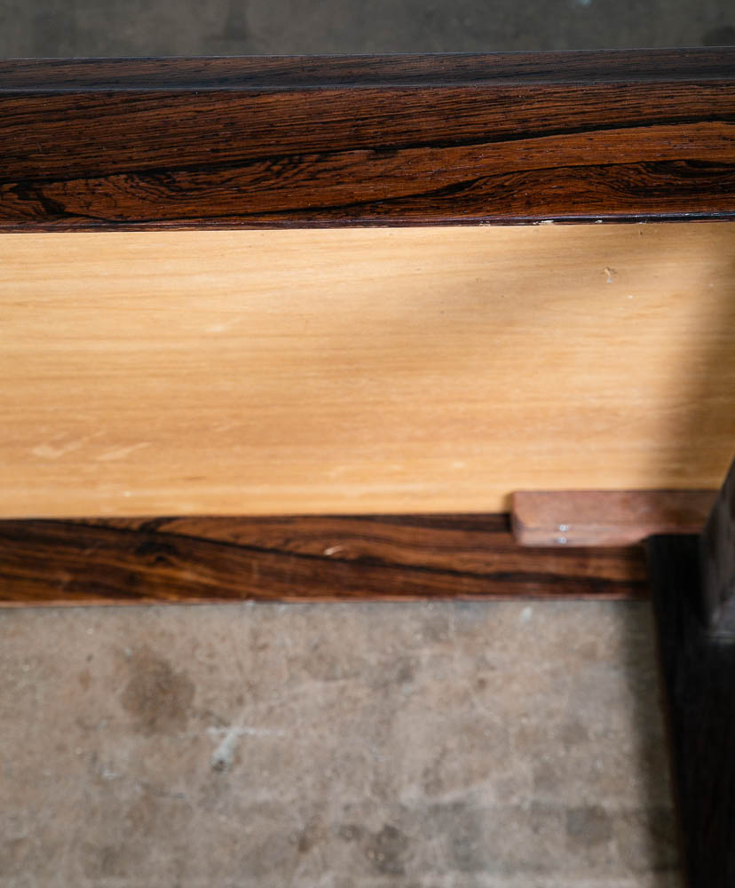 Mid Century Danish Modern Coffee Table Brazilian Rosewood Surfboard Vintage Mcm - Image 8