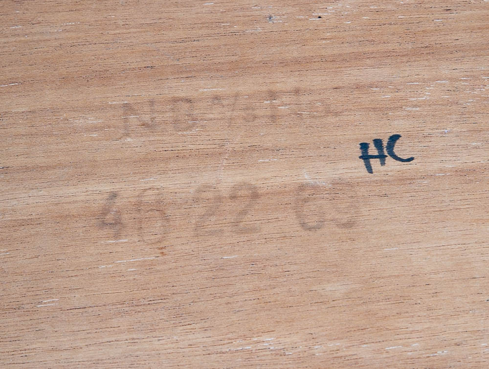 Mid Century Danish Modern Coffee Table Brazilian Rosewood Surfboard Vintage Mcm - Image 5