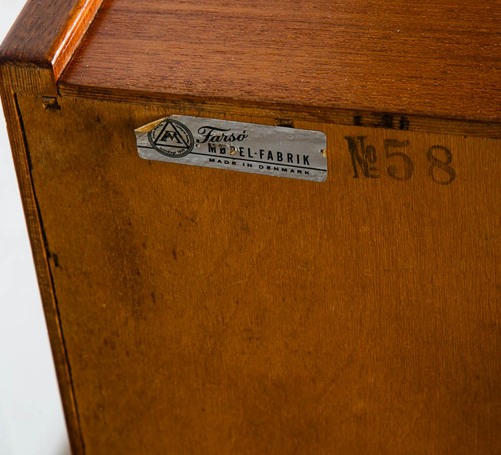 Mid Century Danish Modern Credenza Farso Bar Sideboard Denmark Drawers Denmark - Image 8