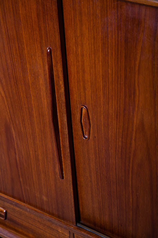 Mid Century Danish Modern Credenza Farso Bar Sideboard Denmark Drawers Denmark - Image 10