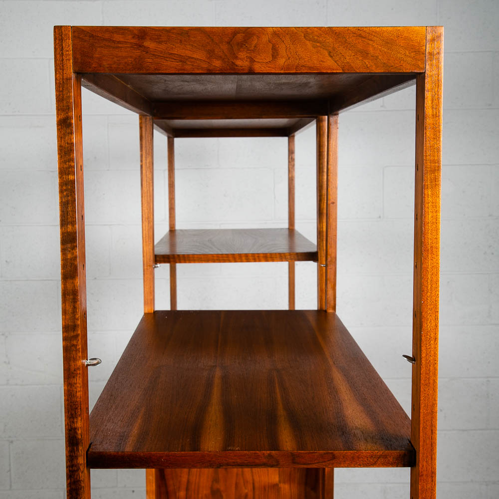 Mid Century Modern Room Divider Wall Unit Credenza Cabinet Walnut Founders Desk - Image 5