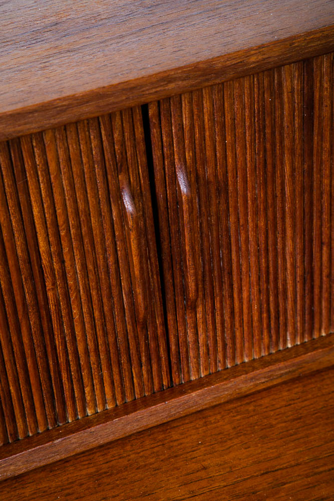 Mid Century Danish Modern Secretary Desk Cabinet Teak Johannes Sorth Denmark Mcm - Image 10