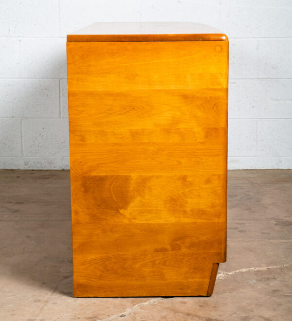 Mid Century Modern Dresser 9 Drawer Heywood Wakefield Sculptura Blonde Vintage - Image 10
