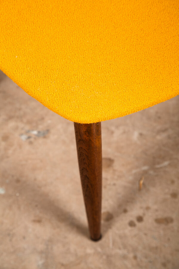 Mid Century Danish Modern Dining Chairs Set 4 HW Klein Bramin Solid Teak Yellow - Image 12