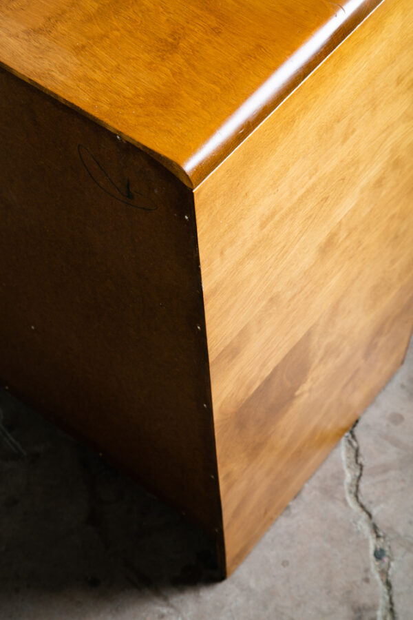 Mid Century Modern Dresser 9 Drawer Heywood Wakefield Sculptura Blonde Vintage - Image 7