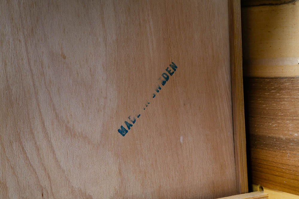 Mid Century Danish Modern Desk Rolltop Secretary File Teak Wood Denmark Vintage - Image 8