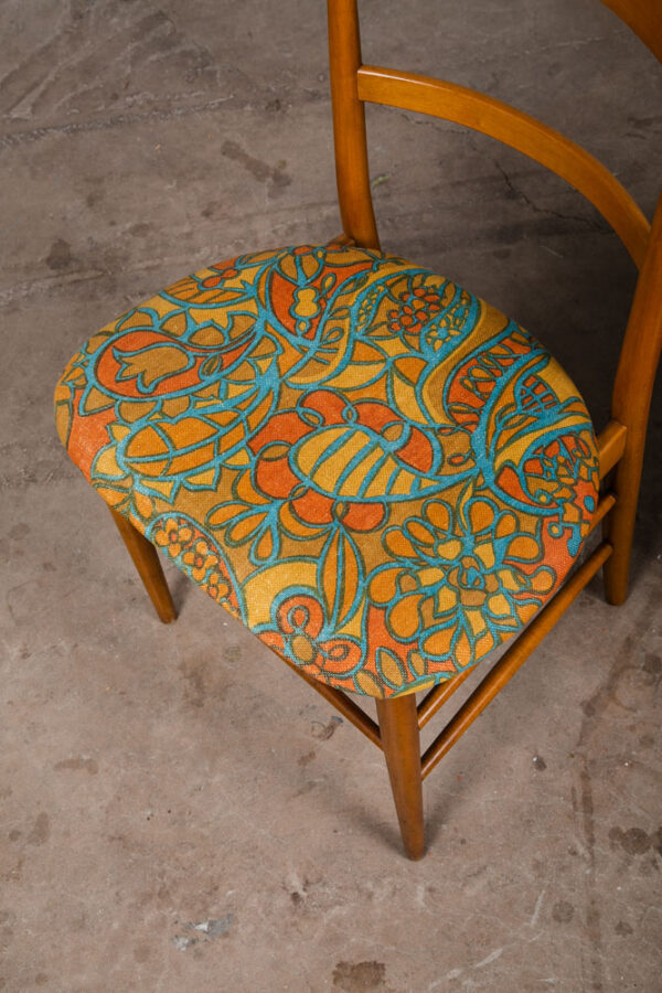 Mid Century Modern Dining Chairs Set of 4 Maple Murray Furniture Retro Blonde NM - Image 9