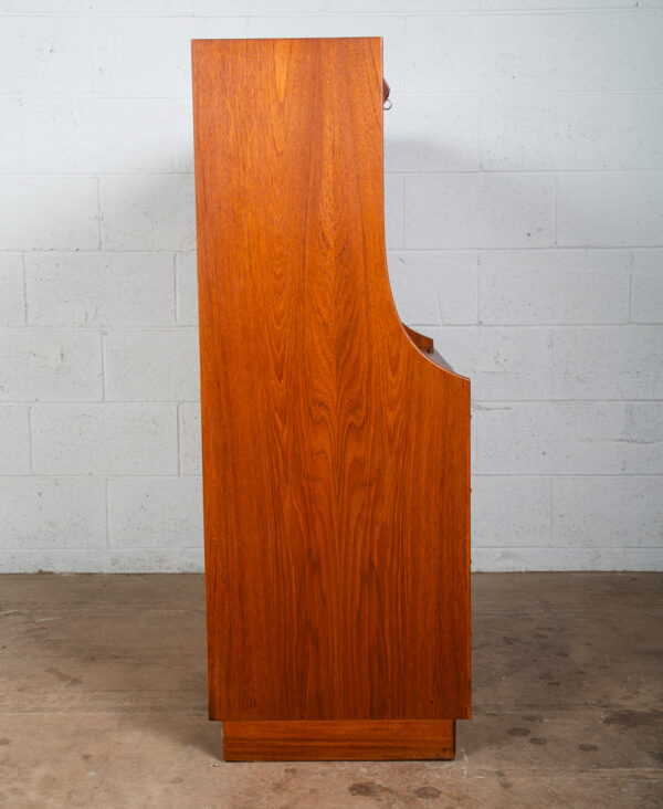 Mid Century Danish Modern Secretary Desk Chest Teak Borge Mogensen Søborg Drop M - Image 3