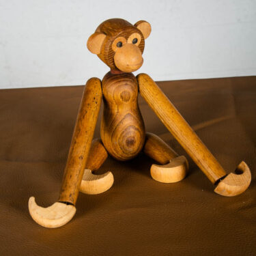 Mid Century Modern Monkey Kay Bojesen Monkey Teak Mcm Scandanavian Hanging Japan