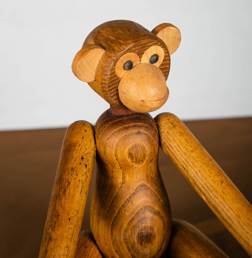 Mid Century Modern Monkey Kay Bojesen Monkey Teak Mcm Scandanavian Hanging Japan - Image 6