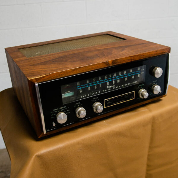 McIntosh MX113 Stereo AM/FM Tuner Preamplifier Working Walnut Case Mid Century - Image 6