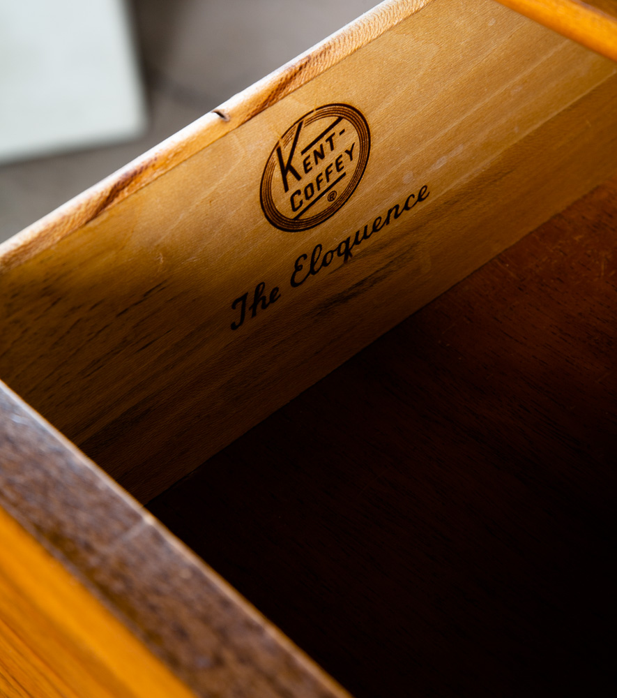 Mid Century Modern Dresser Highboy Kent Coffey Eloquence 5 Drawer Vintage Danish - Image 8