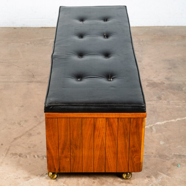 Mid Century Modern Cedar Hope Chest Lane Rolling Trunk Lock Disassembled Storage - Image 2
