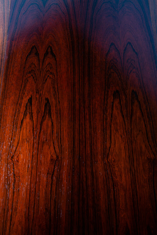 Mid Century Danish Modern Dining Table Round Extension Leaf x3 Rosewood Mobler - Image 9