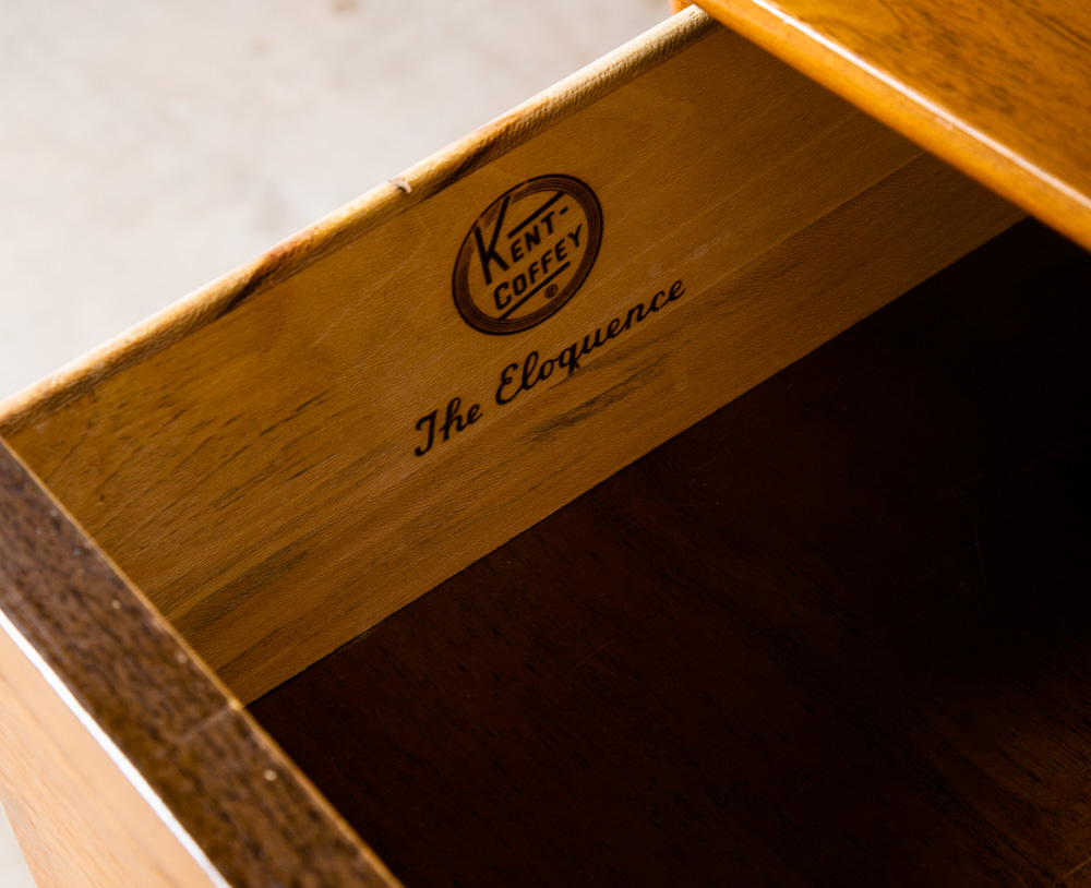 Mid Century Modern Dresser Highboy Kent Coffey Eloquence 5 Drawer Vintage Danish - Image 10