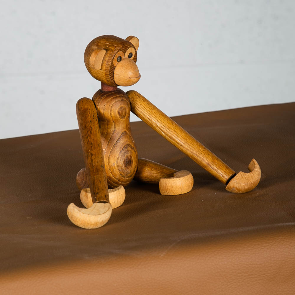 Mid Century Modern Monkey Kay Bojesen Monkey Teak Mcm Scandanavian Hanging Japan - Image 5