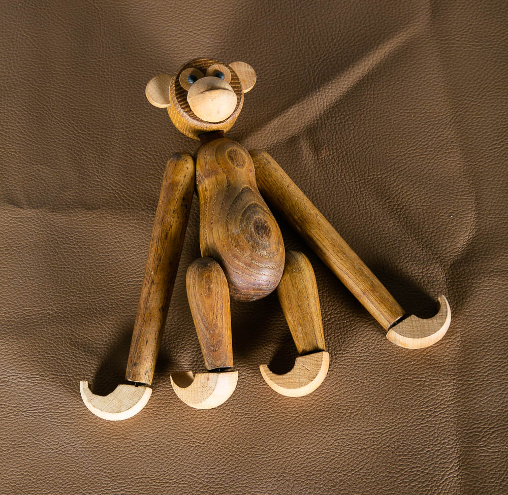 Mid Century Modern Monkey Kay Bojesen Monkey Teak Mcm Scandanavian Hanging Japan - Image 4
