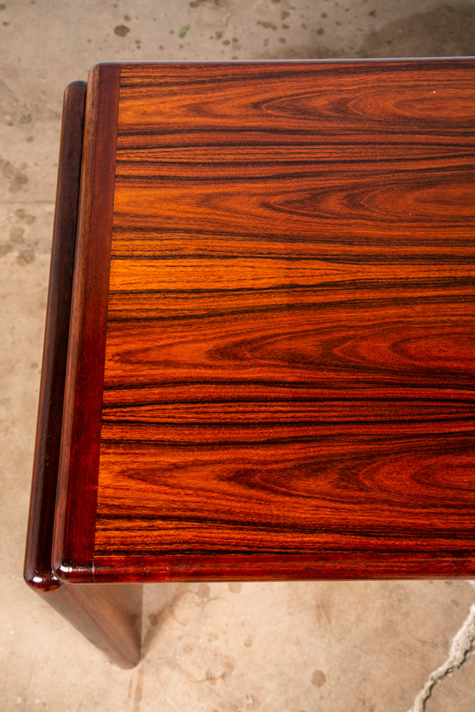 Mid Century Danish Modern Desk Brazilian Rosewood Office Wood Kai Kristiansen - Image 7