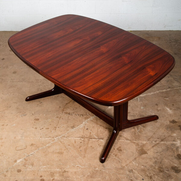 Mid Century Danish Modern Dining Table Extension Leaf x2 Rosewood Gudme Mobler