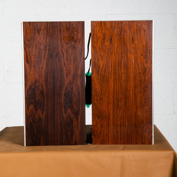 Mid Century Danish Modern Speakers Set Rosewood Bang & Olufsen Beovox 2702 B&O - Image 2