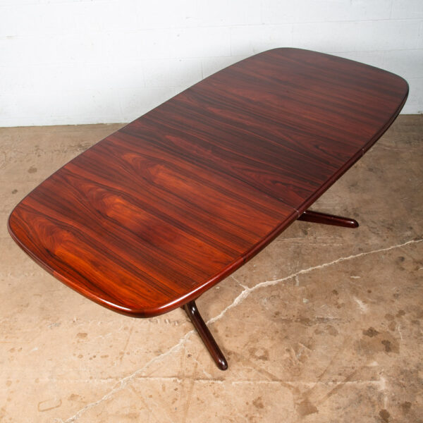 Mid Century Danish Modern Dining Table Extension Leaf x2 Rosewood Gudme Mobler - Image 2