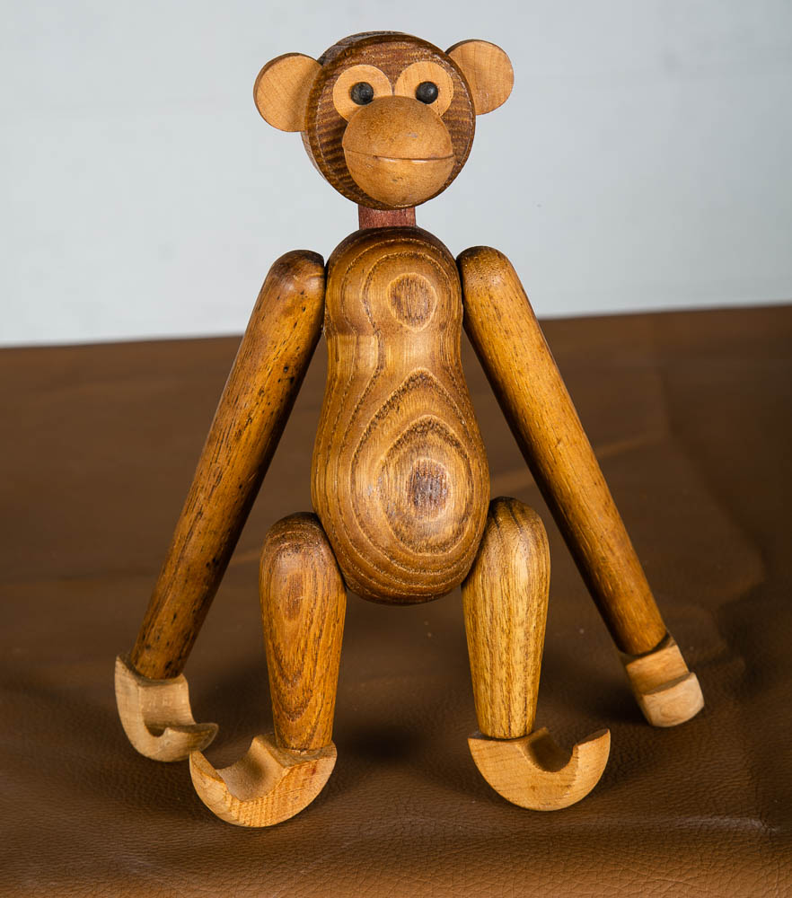 Mid Century Modern Monkey Kay Bojesen Monkey Teak Mcm Scandanavian Hanging Japan - Image 2