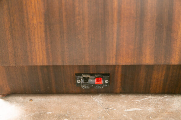 Mid Century Modern Speakers ESS AMT 1B Walnut Vintage Speaker Floor 2 Way Pair - Image 9