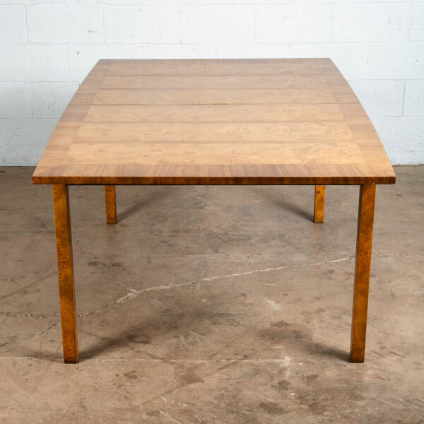 Mid Century Modern Dining Table Olive Burl Ash Martinsville Extension 2 Leaf Mcm - Image 8