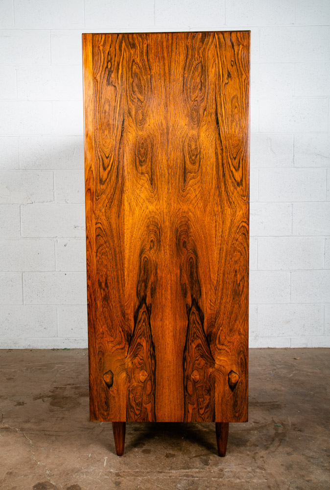 Mid Century Danish Modern Gentleman's Chest Dresser 17 Drawer Rosewood Madsen NM - Image 5