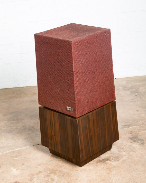 Mid Century Modern Speakers ESS AMT 1B Walnut Vintage Speaker Floor 2 Way Pair - Image 10