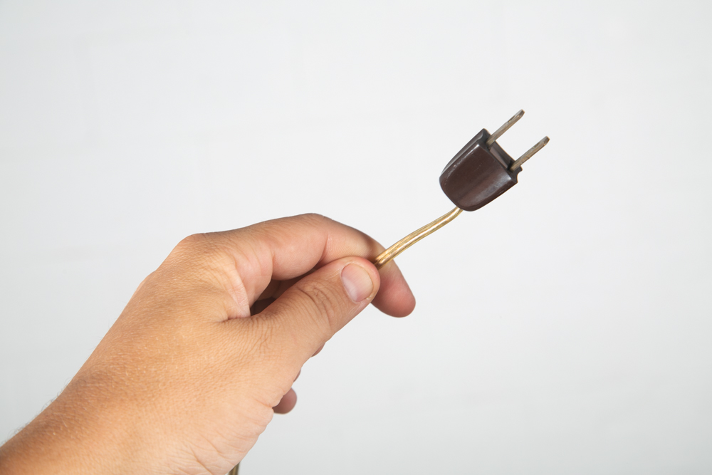 Mid Century Modern Table Lamp Solid Teak Wood Round Sculptural Tested Studio Mcm - Image 8