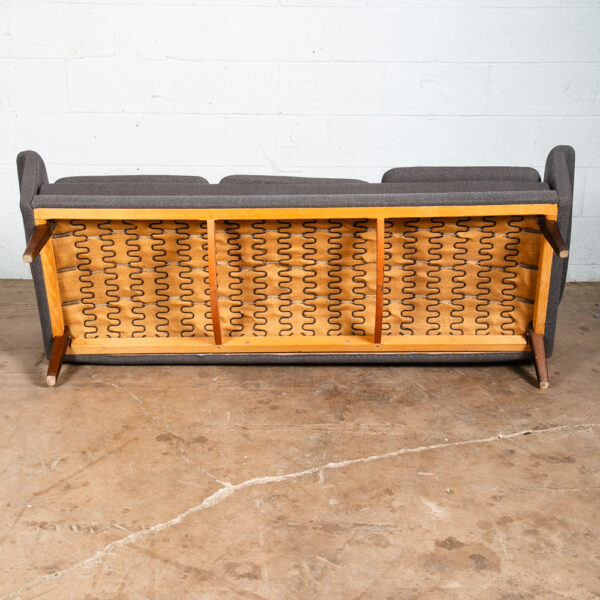 Mid Century Danish Modern Sofa Couch Fritz Hansen Soren Arm Low Dark Grey Mcm - Image 6