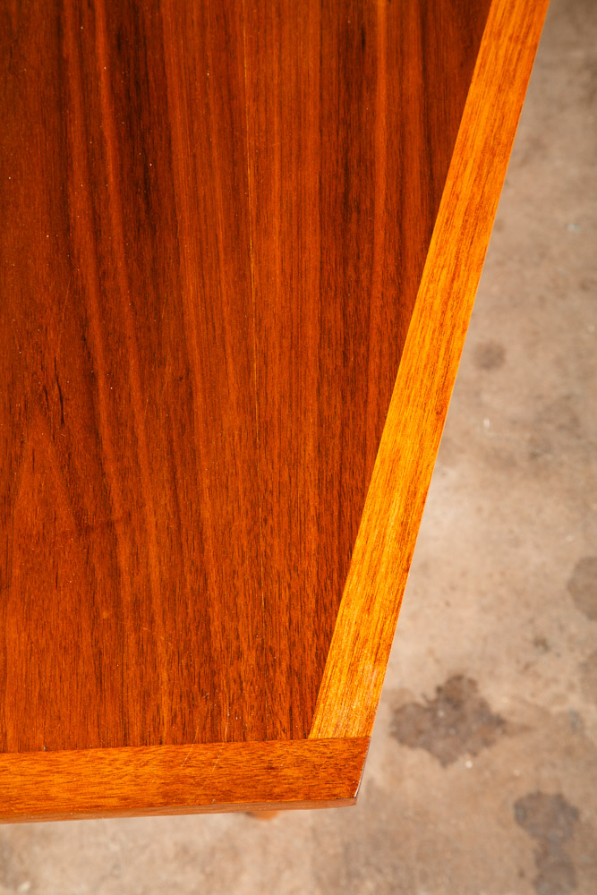 Mid Century Modern Side Table End Lane Wedge 4 Legs Walnut Vintage Drexel Mcm - Image 5